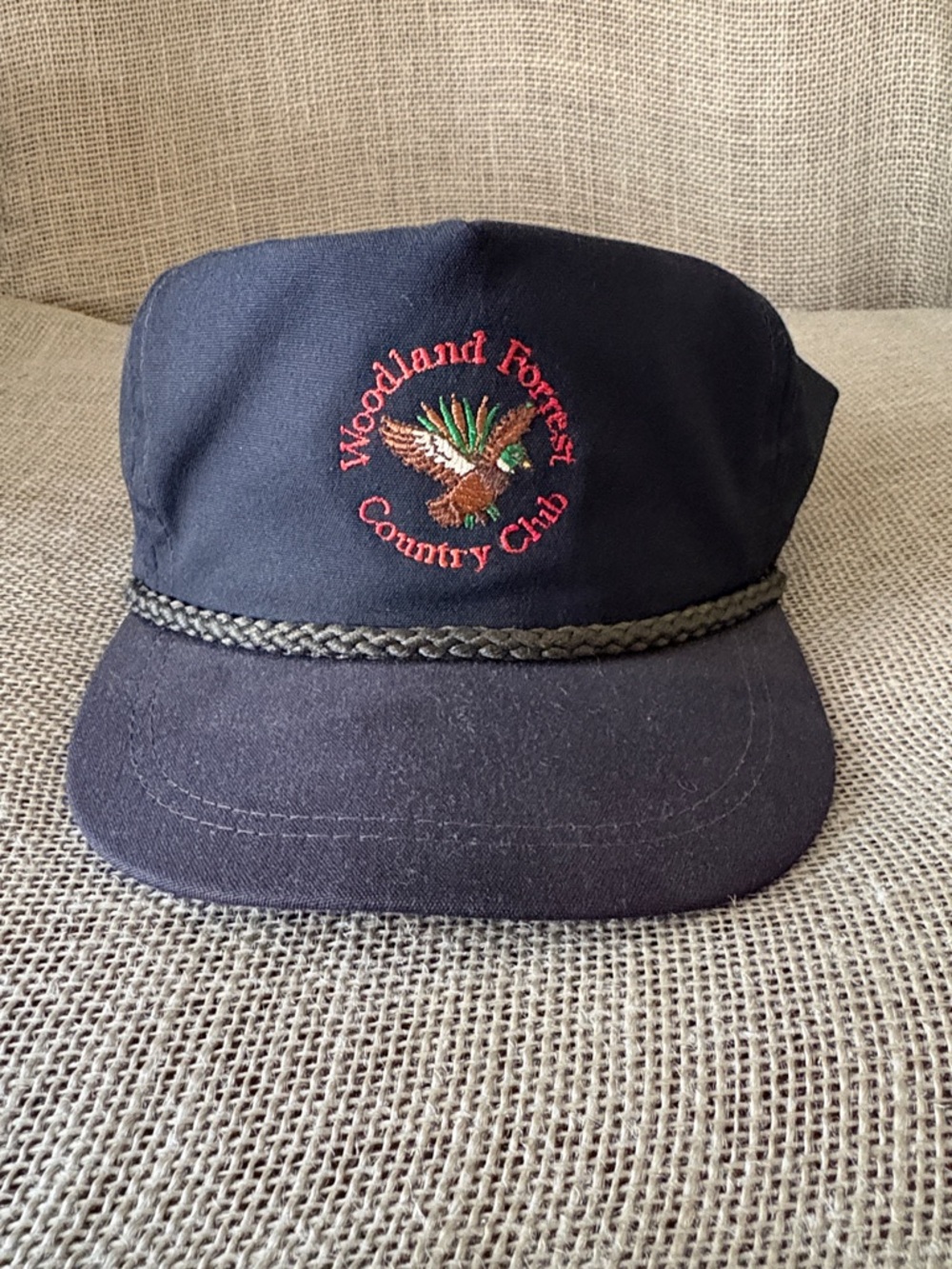 Vintage Woodland Forestry Country Club Hat